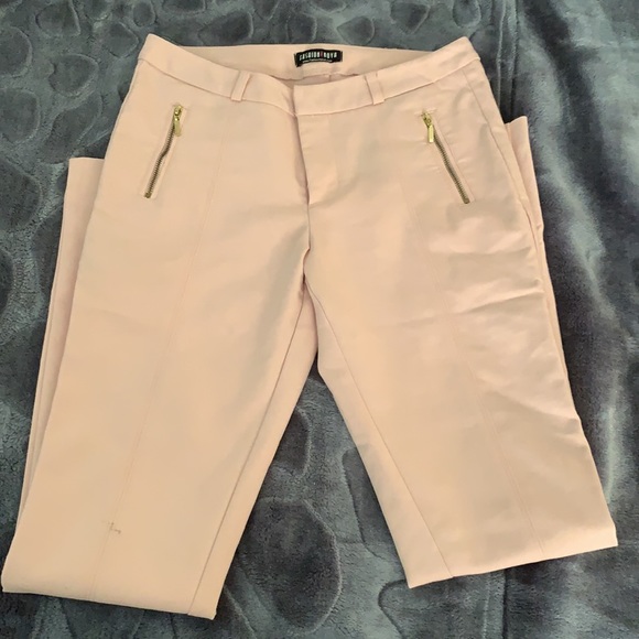 Fashion Nova Pink Trouser Work Pants - Picture 4 of 4
